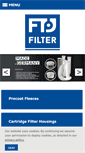 Mobile Screenshot of filtertechnik-jaeger.de